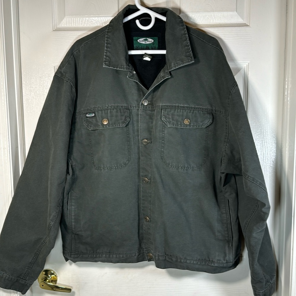 Arborwear Men’s Military Green Trucker Jacket Size 2XL